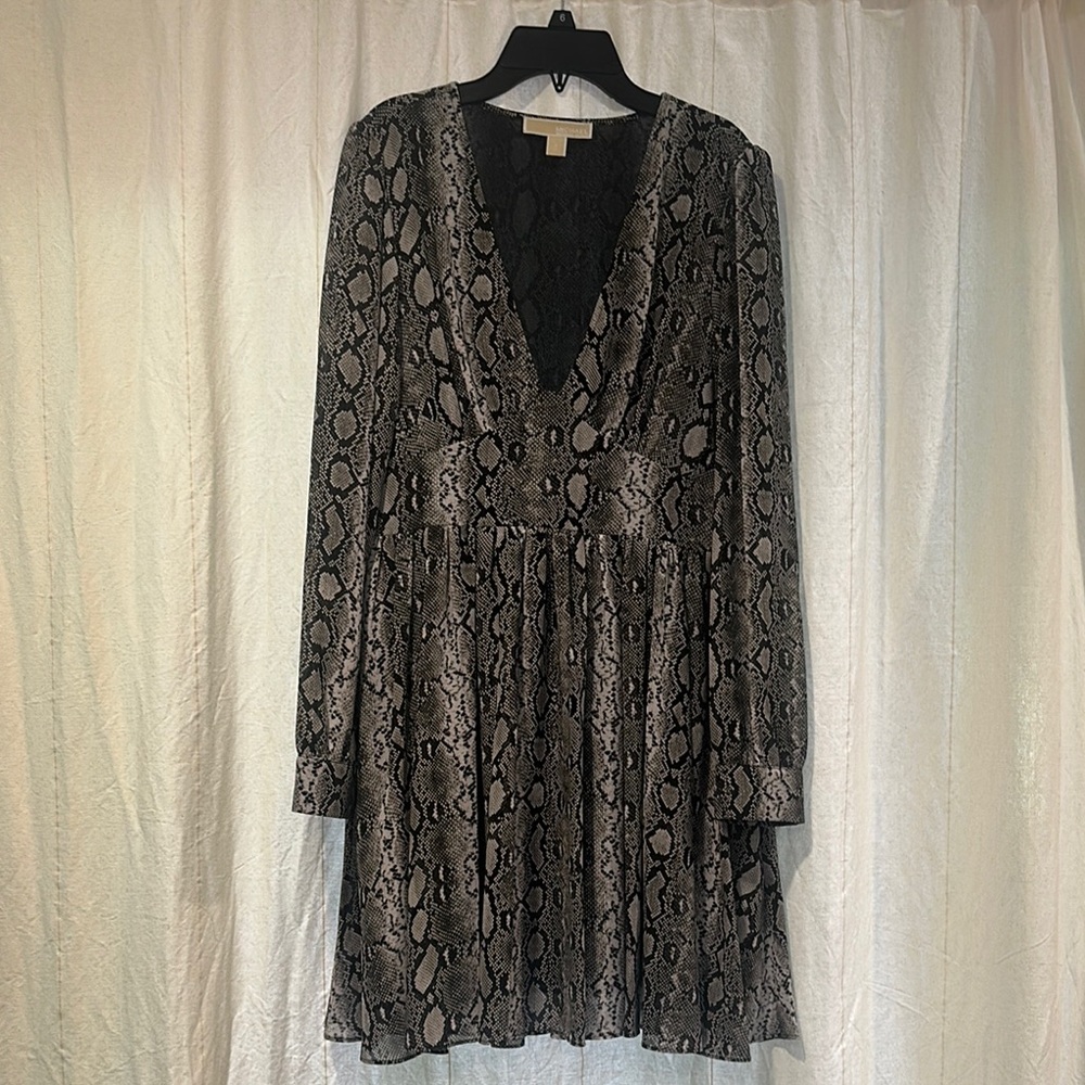 Michael Kors snake print dress